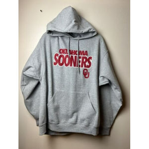 Russell Athletics OKLAHOMA SOONERS Gray Hoodie Sweatshirt Size XL 46-48 NWOT